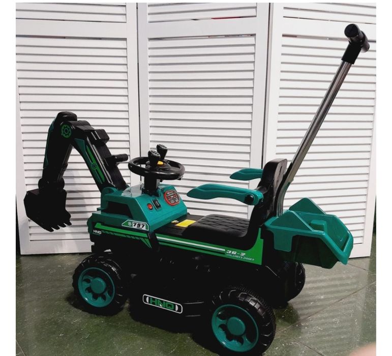 Детский электромобиль экскаватор — мечта маленького строителя!