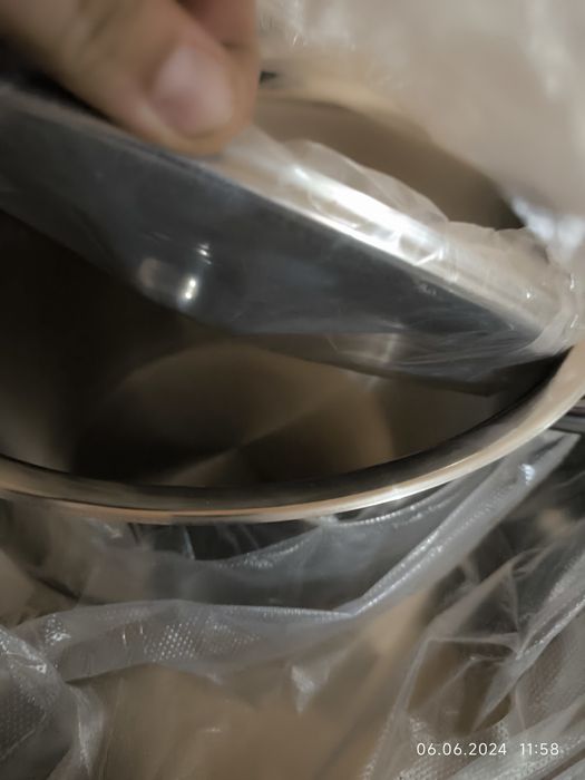 Oala inox noua 32*19