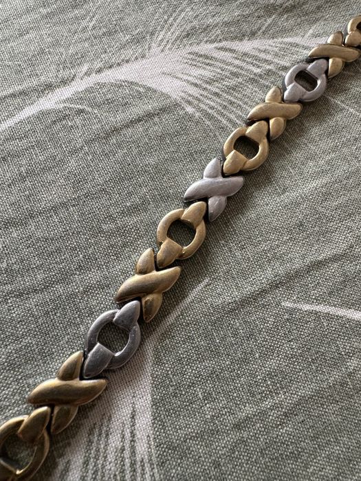 Позлатени ланец и гривна 14к