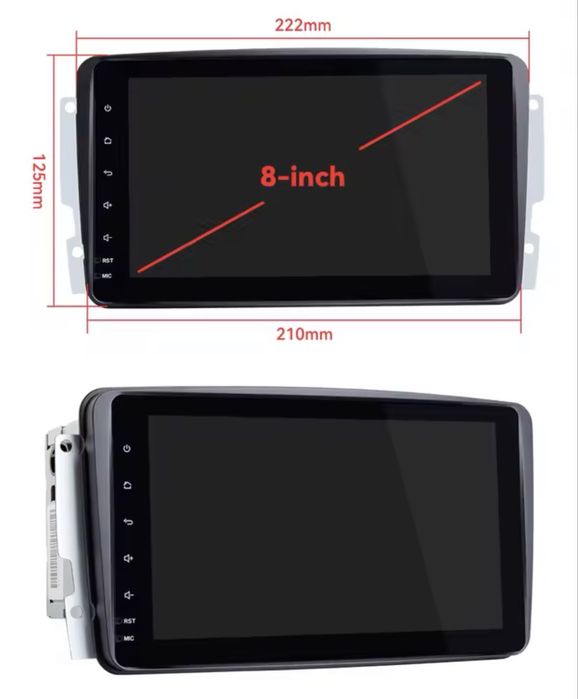Мултимедия 8” за MERCEDES W203 2GB RAM ANDROID 12