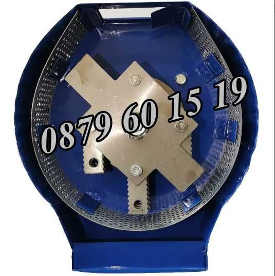 Монофазна комбинирана фуражомелка / ярмомелка 3.8 kW с 4 сита + стойка