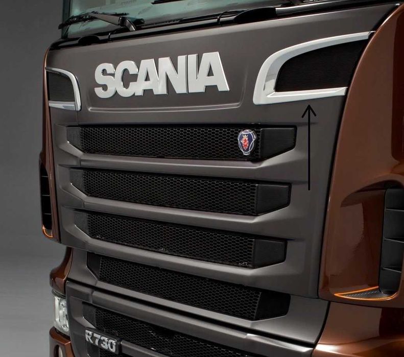 Комплект декорация за въздуховоди на Скания SCANIA R 2004-2016г.
