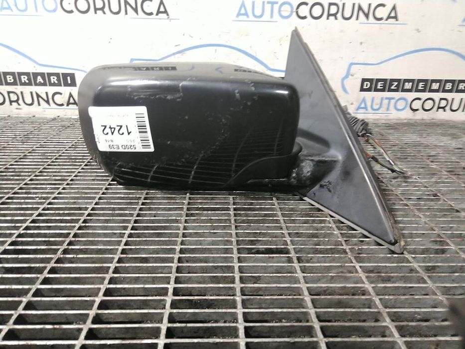Oglinda dreapta BMW 520D E39 1996 - 2003 4 Usi NEGRU (1242) Fara rabatare 0117353 Garantie