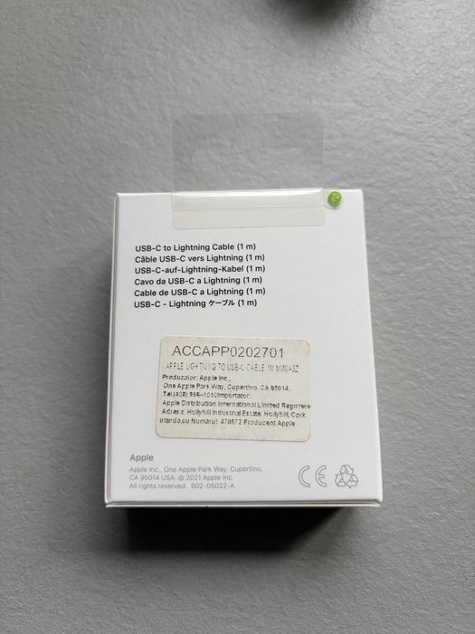Cablu original USB-C to Lightning Nou sigilat