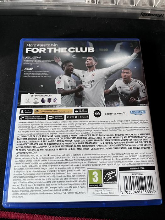 ДИСК FIFA 25 для PS5