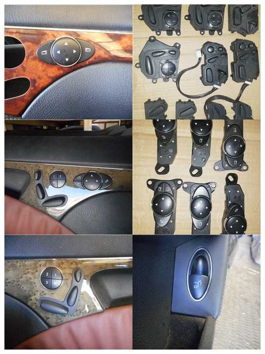 Бутони и конзоли за седалки, аербеци кори багажници и др.  от Мерцедес