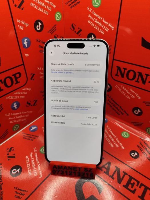 iPhone 15 Plus (128Gb /89% ) Amanet SZ Non Stop