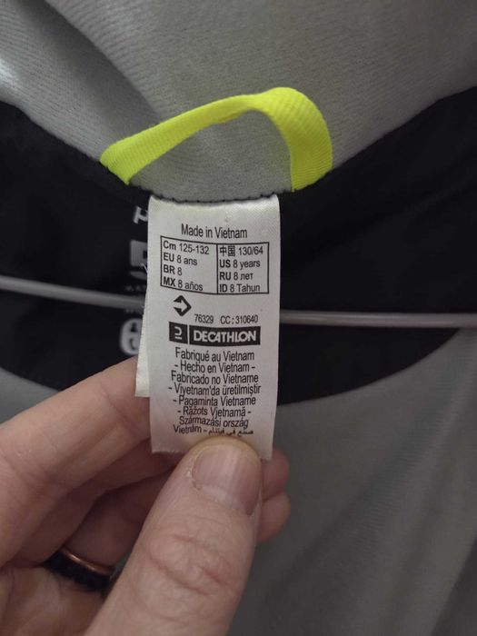 Geacă groasă wedze impermeabilă, ski și purtat, 125-132 ( 7-8 ani)