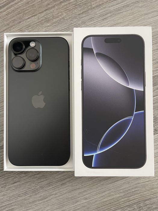 Iphone 16 Pro Max 256GB – Ca nou, 100% baterie, 67 cicluri, GARANȚIE 1 AN