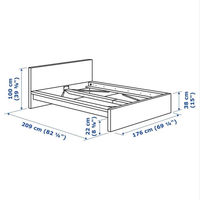 Спалня малм malm ikea 160x200