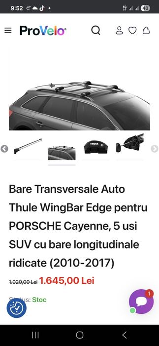 Bare Transversale Thule Edge Wingbar