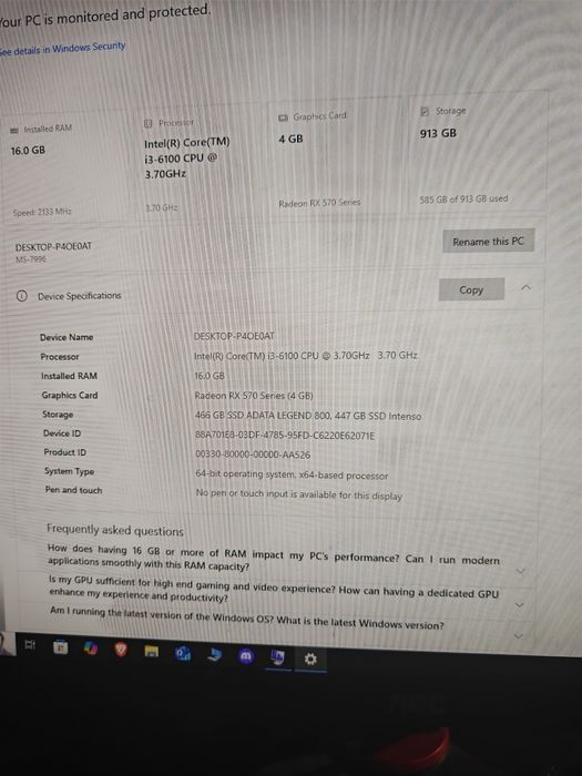 Vând PC medium gaming