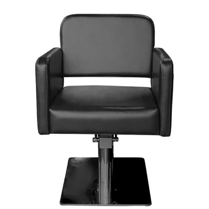 Фризьорски стол, модел T30, предлагащ се в елегантен черен цвят
