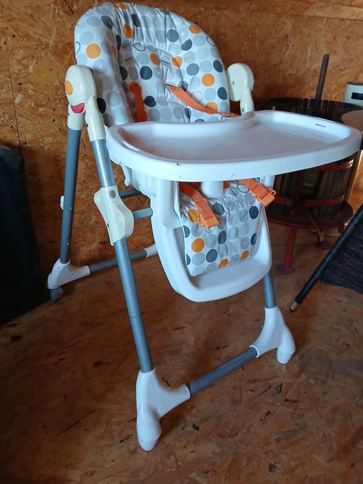 Scaun de masa bebe Kiddo Snack,pliabil si reglabil in înălțime