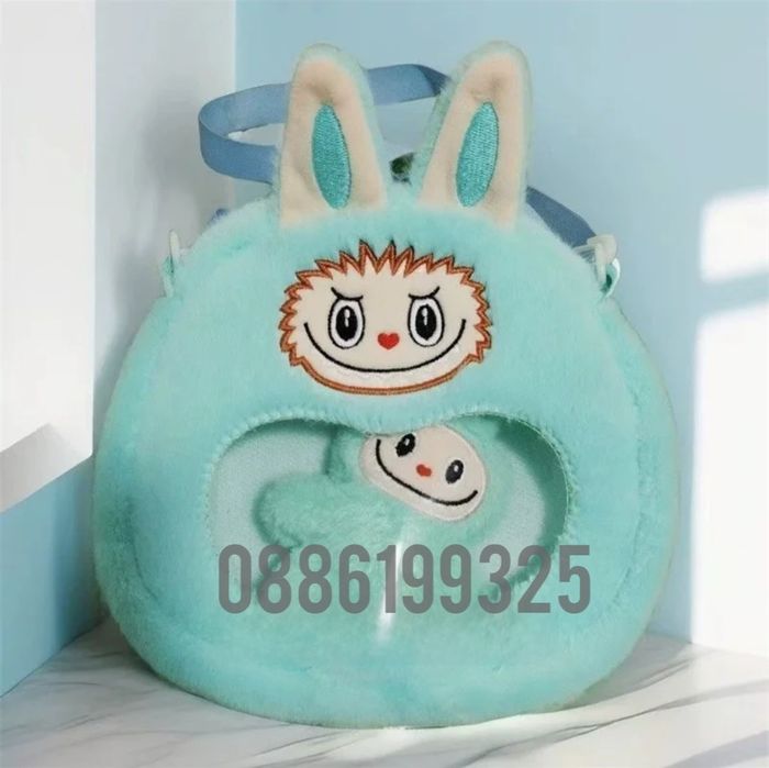 Плюшена Чанта Лабубу с плюшена играчка Лабубу, Labubu чанта