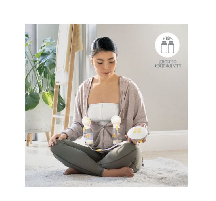 Двойна електрическа двуфазна помпа за кърма Medela - Swing Maxi