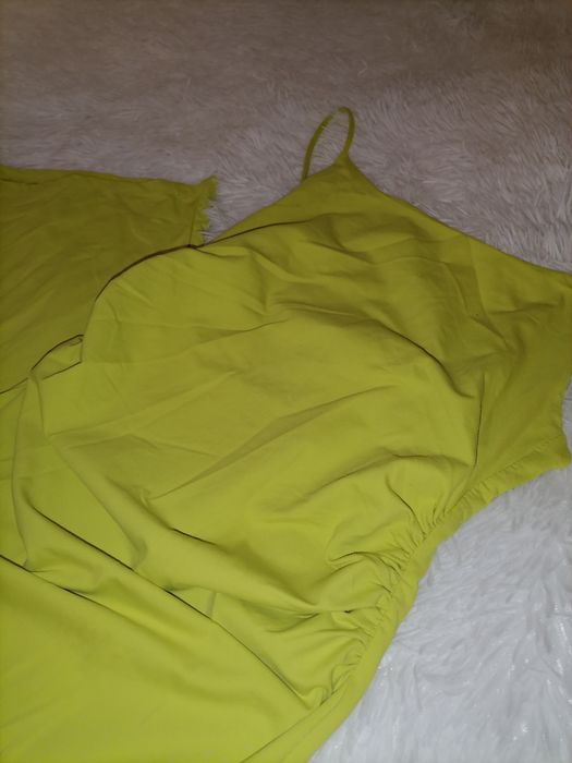 Дълга жълта рокля Zara