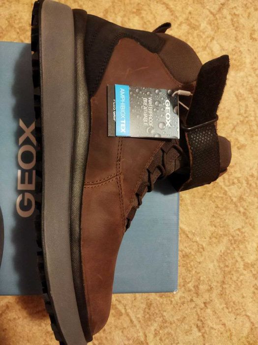 Geox-Ghete piele Granito,barbati,mar 44, 400 lei, noi, cu eticheta