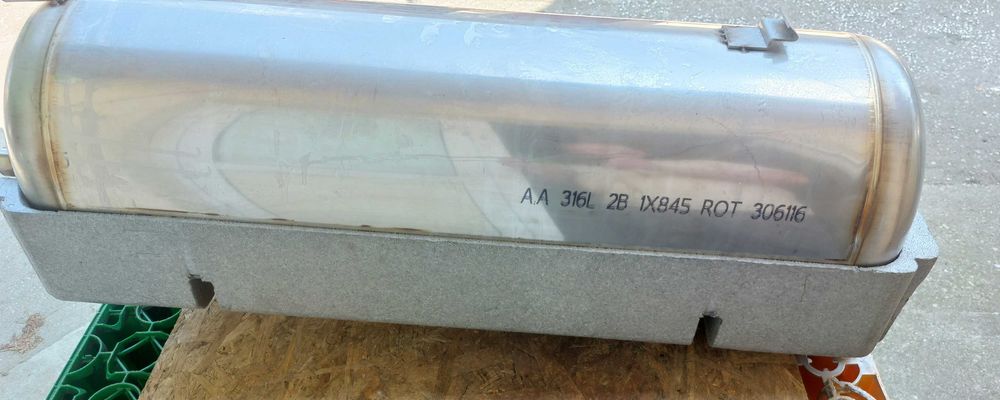 Boiler inox,cu serpentina fix inox de 48 l .