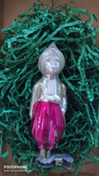 Игрушки ёлочные стеклянные СССР