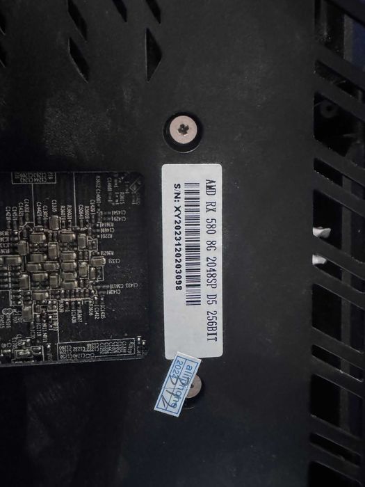 Placa video Sapphire Radeon RX 580, 2048 sp,   8GB GDDR5-256 bit