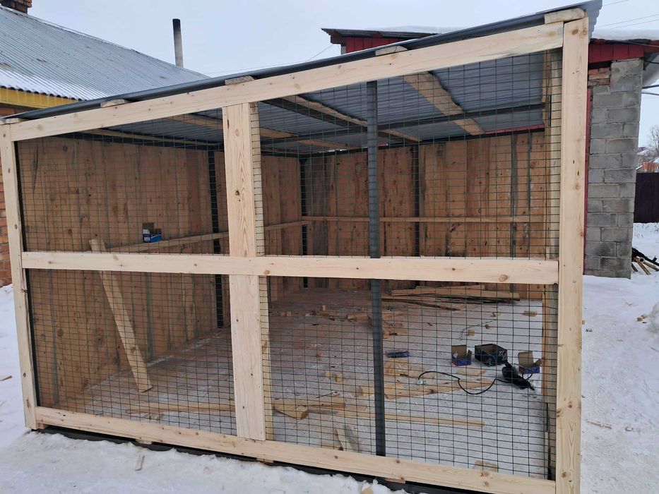 большие вольеры для собак