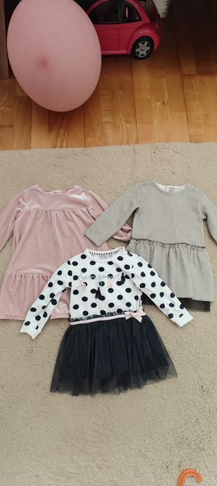 Set 4 rochițe 9-12 luni, mărime 80