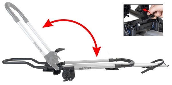 Inchiriez Suport  bicicleta Menabo Chrono - E-bike - prindere bare transversale!