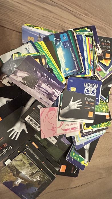 Cartele colectie colectionari  pre pay romtelcom dialog connex straine