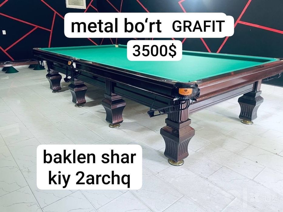 Bilyard sto‘l  билярд нархи