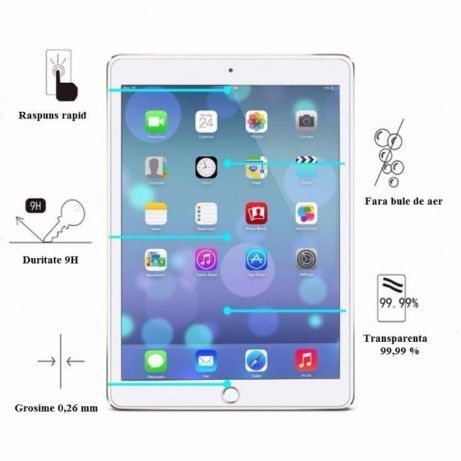 Folie Sticla iPad 12,9 inch Sticla Securizata Montaj Gratuit