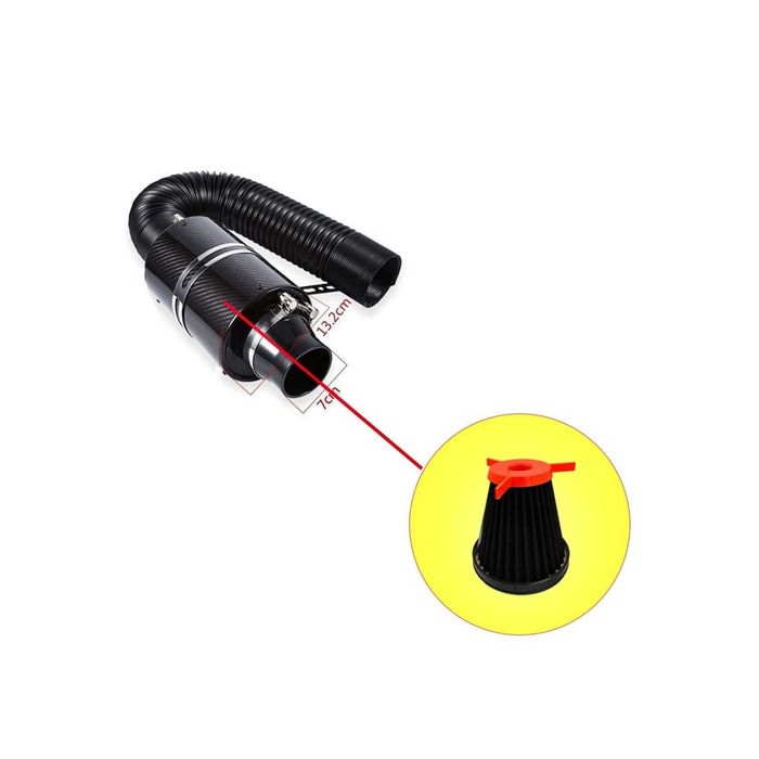 Filtru aer sport cu tubulatura si turbina aluminiu set complet