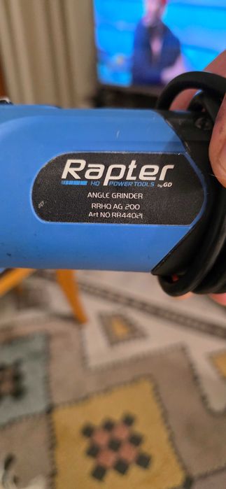 Ъглошлайф Rapter 900 W, 11000 об./мин, 125 мм