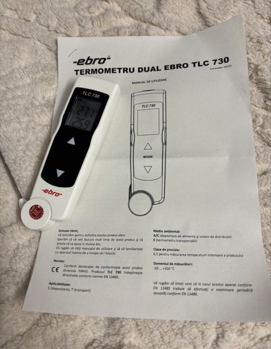 Termometru digital profesional destinat masurarii temperaturii in domeniul alimentar