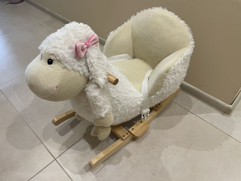 Люлееща дървена играчка, овца kikka boo