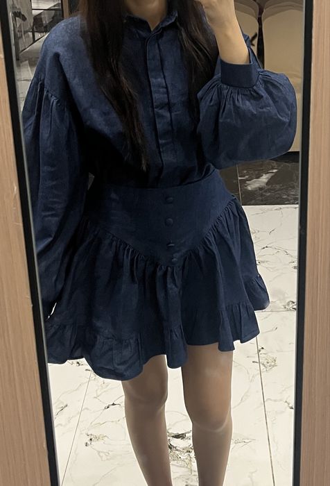 Рубашка с юбкой двойка