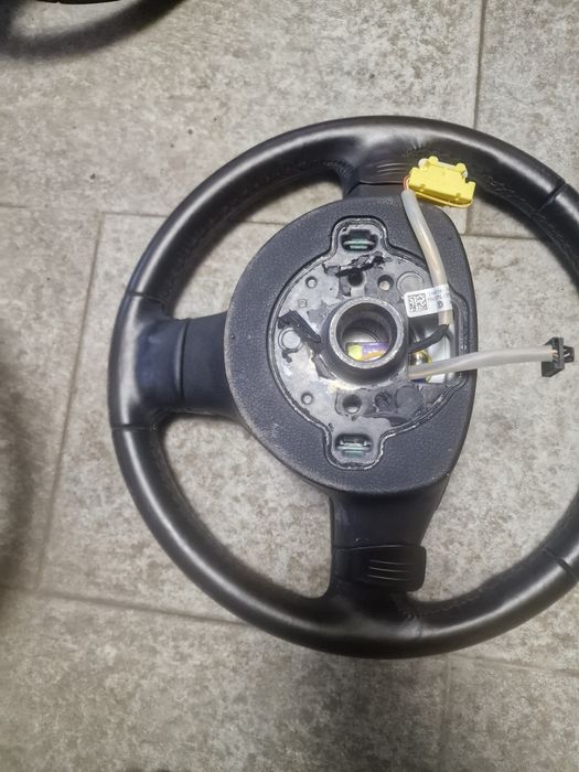 Volan piele cu padele și comenzi volan Vw Golf 5,Vw T5,Seat Altea