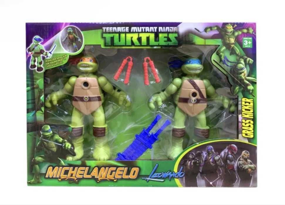Комплект фигурки Костенурките Нинджа с оръжия Ninja Turtles