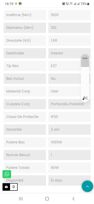 Pendul/aplica vintage EGLO CARLTON