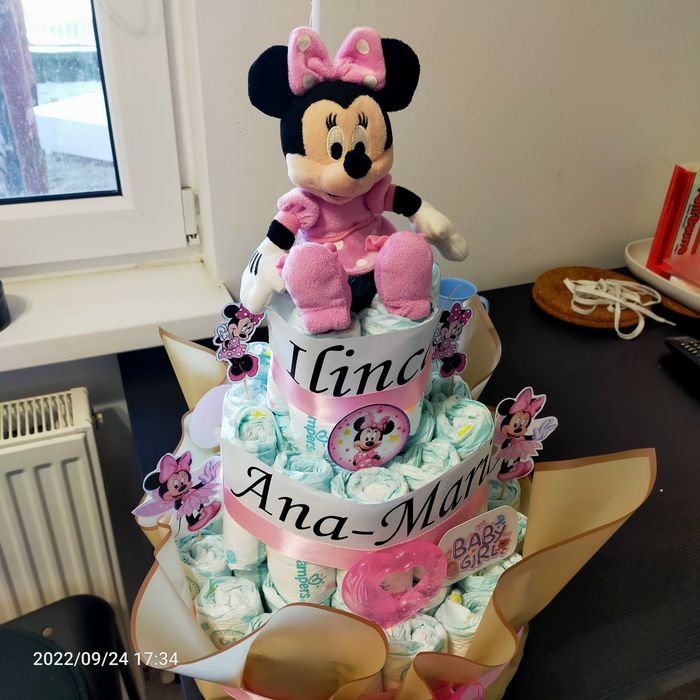 Tort din pampers fete și băieți