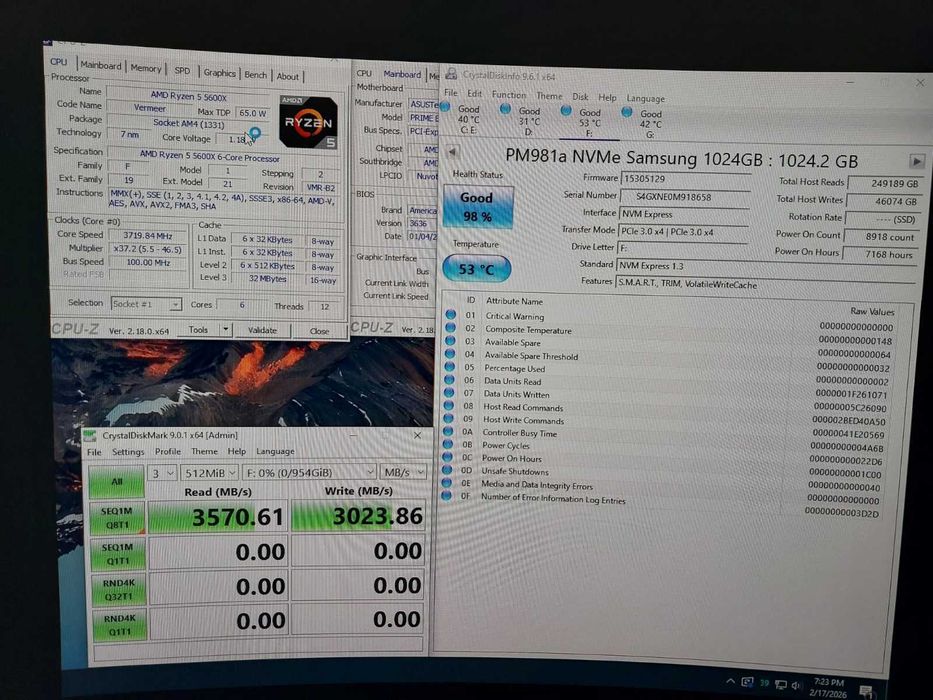 1TB M.2 NVMe - Crucial P3, Samsung, Patriot Viper