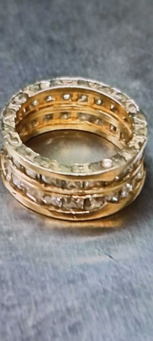 Lanț cuban și inel 14 k