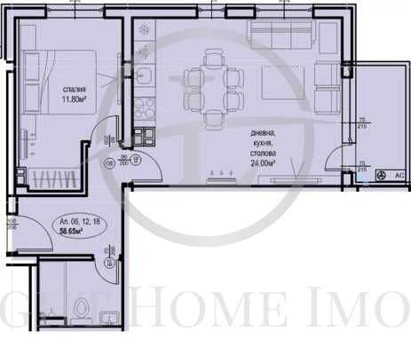 Продава се Двустаен апартамент в Пловдив, Христо Смирненски - 70 кв.м за 1458 €/кв.м - Снимка #4