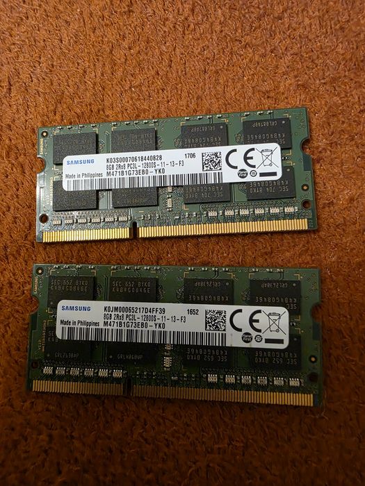 Vand memorii 8GB/16GB/32GB ddr 4 si ddr 3 sodimm