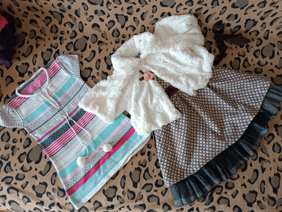 Демисезонные вещи на девочку 3-5 л