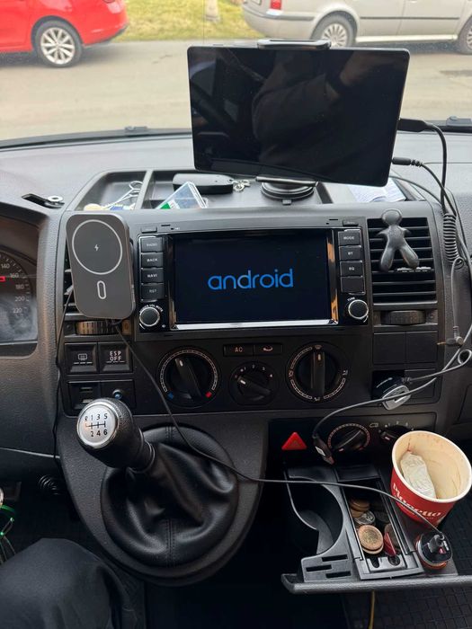 Navigatie Android VW Touareg T5 Multivan WIFI Bluetooth CARPLAY 1-8GB