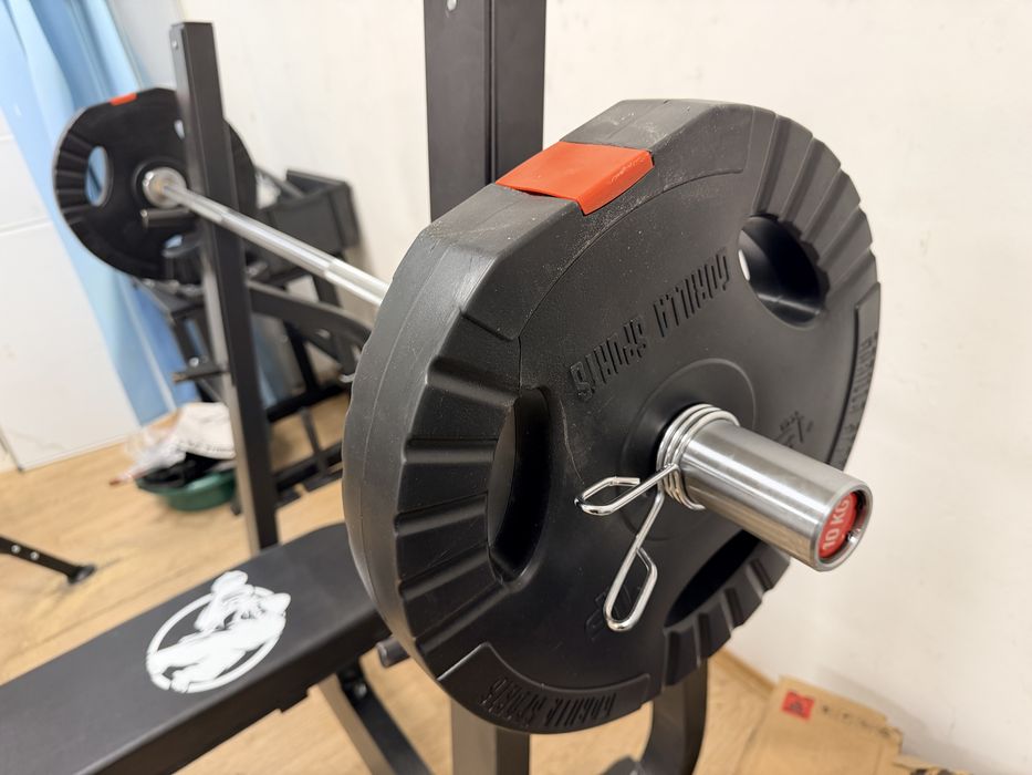 Bara olimpica, 50/51 mm, dreapta, 10 kg, 170 cm. noua+ discuri 2x10 kg