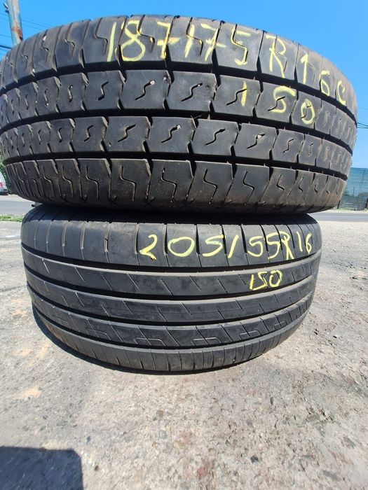 Cate 1x anv vara 205/55r16 Goodyear 2021 Si 1x 185/75r16C Matador Montaj Gratuit