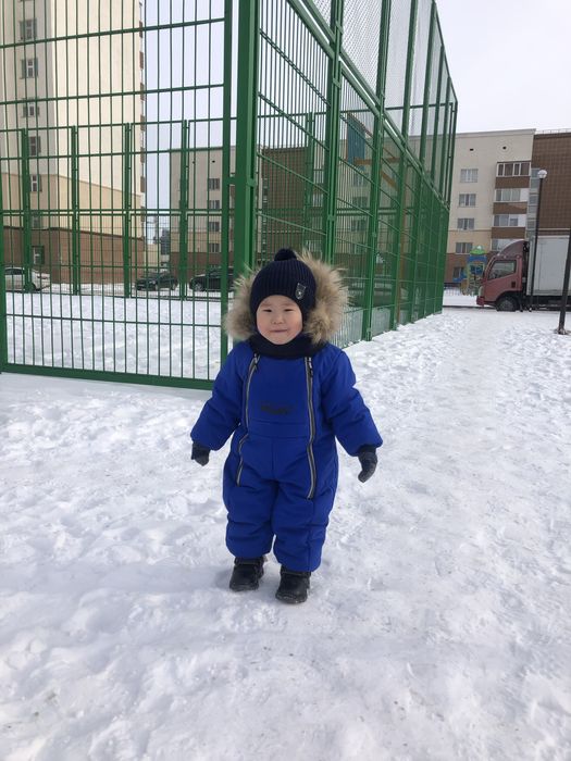 Комбинезон зимний детский теплый