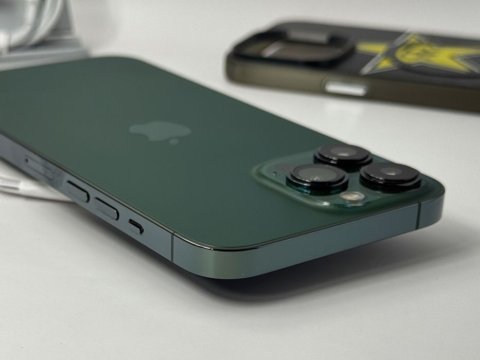 iPhone 13 Pro Max, 128GB, Green, 100% батерия, КАТО НОВ, 2г. ГАРАНЦИЯ!